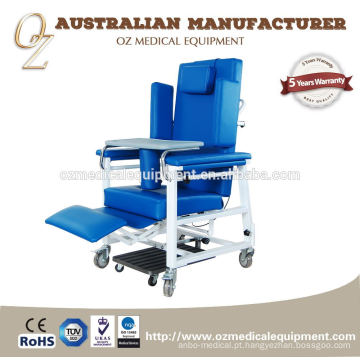 Cadeira do assistente do paciente da cadeira da cadeira da desvantagem do cuidado da idade da sala de recuperação